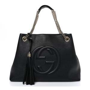 Gucci Pebbled Calfskin Medium Soho #238485G17B